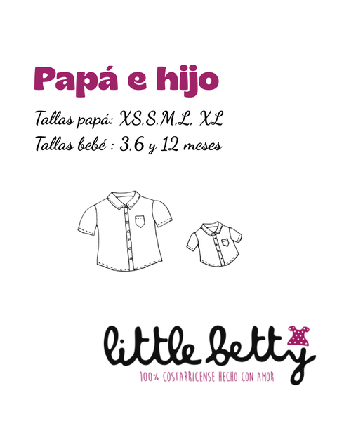 Camisa Papá E hijo Bebé
