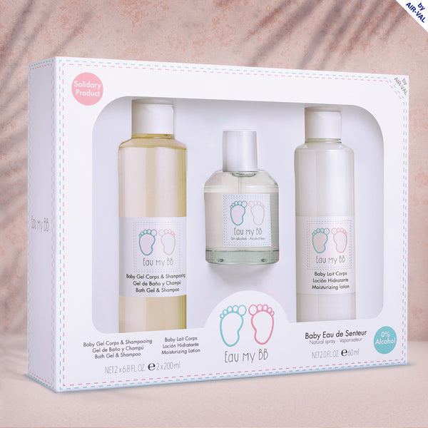 Set Eau Senteur, Gel de Baño y Champú + Loción hidratante 0% alcohol.