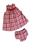 Tartan Baby | Vestido para Bebé con Cuadros Tartán y Calzón Incluido